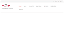 Tablet Screenshot of pmt.co.za